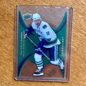 2008 McDonald’s UD Clear Path To Greatness Markus Naslund Hockey Card CP10